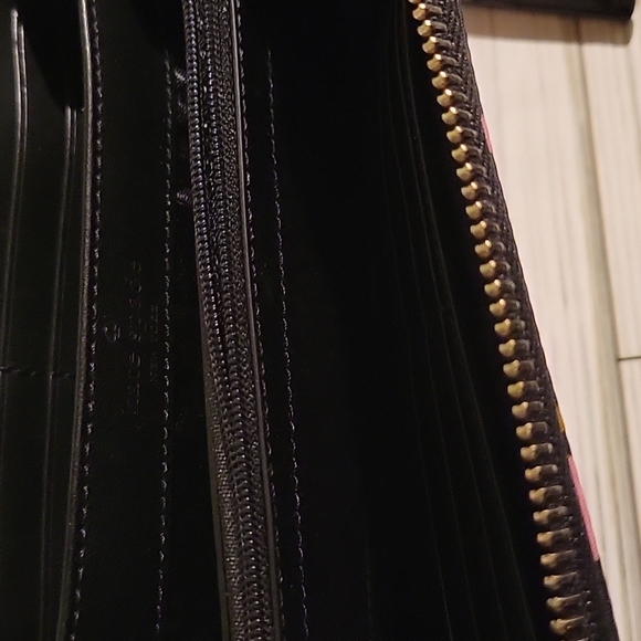 Kate Spade Floral Glossy Zip Around Wallet - Picture 6 of 6